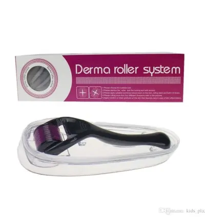 DRS 540 micro needles derma roller micro needle derma roller, beard and hair growth, skin beauty roller, stainless steel needle roller