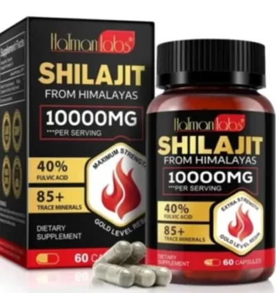 Shilajit capsules from himalayas